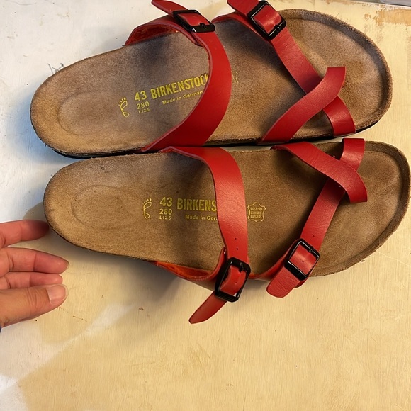 Birkenstock Red Size 43 ( 10) BRAND new - Picture 3 of 3